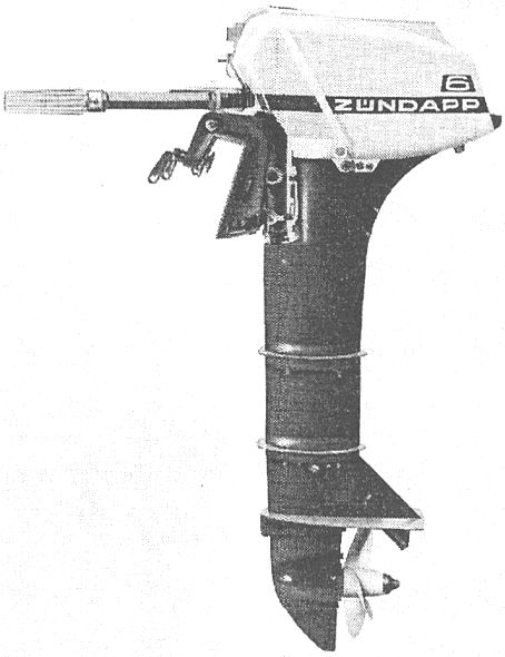 Zndapp-Schaltplan Typ 304-04L8 Langschaft Bootsmotor